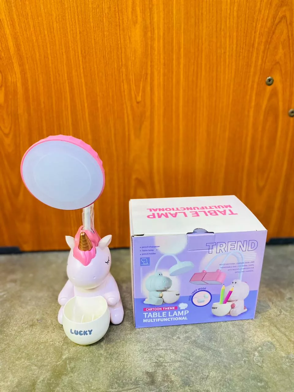 Unicorn Table Lamp With Holder