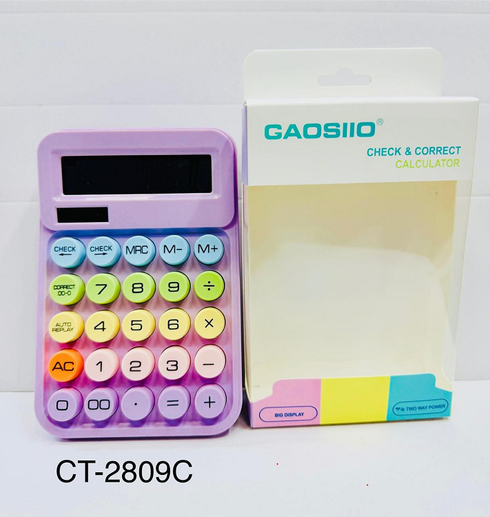 Gaosiio CT-2809C Calculator - Multi Color