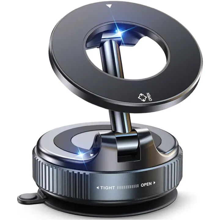 Vacuum Suction Magnetic Car Phone Holder