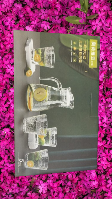 5 Pcs Jug With 4 Drinking Glass