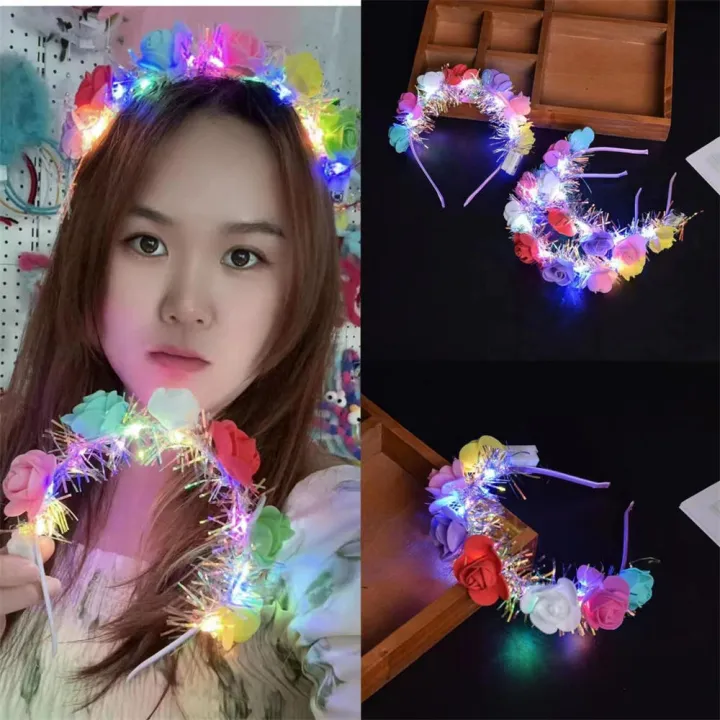 Light-Up Flower Crown