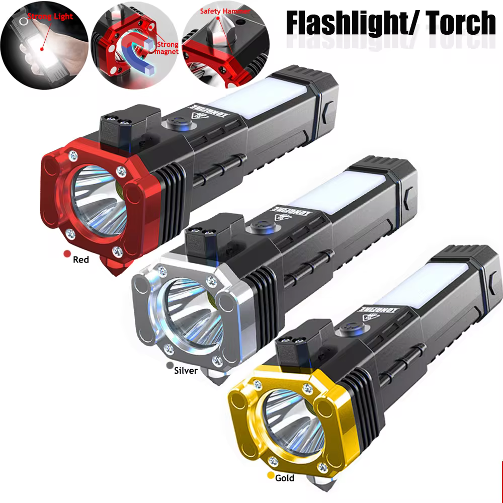 4 Mode Led Torch With Side Light