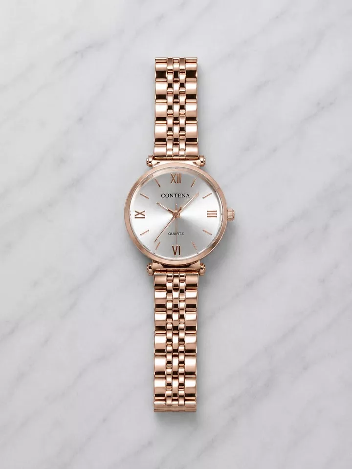 Contena Ladies Rose Gold Watch