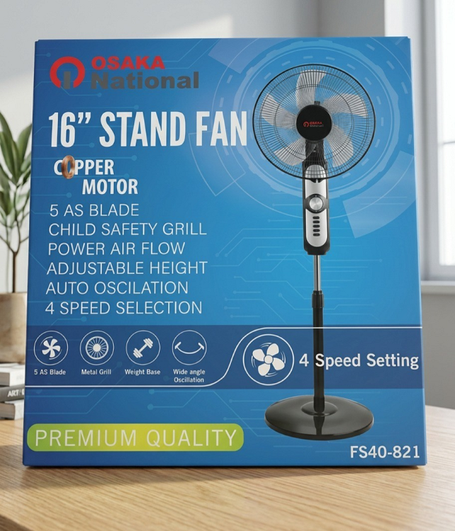 Osaka 16 Inch Copper Motor Stand Fan